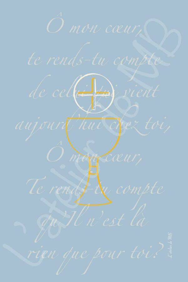 Carte 1ère communion