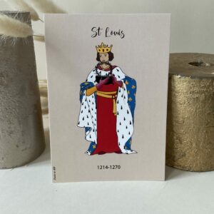 Carte de saint Louis roi de France