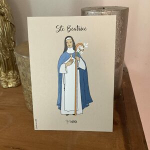 Carte de sainte Béatrice
