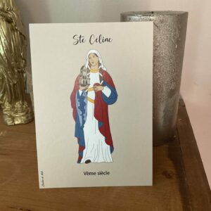 Carte de sainte Céline
