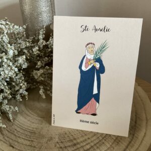 Carte de sainte Aurélie
