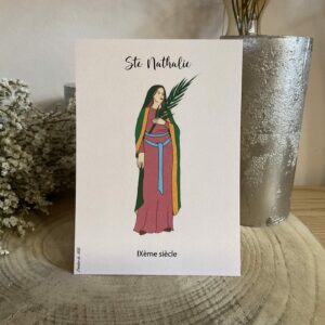 Carte de sainte Nathalie