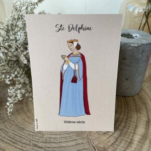 Carte de sainte Delphine