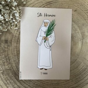 Carte de sainte Hermine