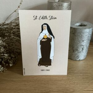 Carte de sainte Edith Stein