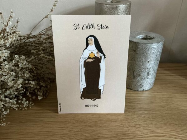 Carte de sainte Edith Stein