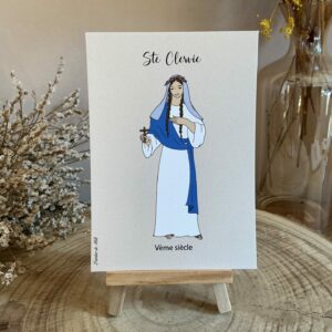 Carte de sainte Clervie