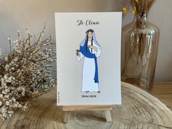 Carte de sainte Clervie