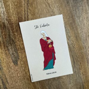 Carte de sainte Fabiola
