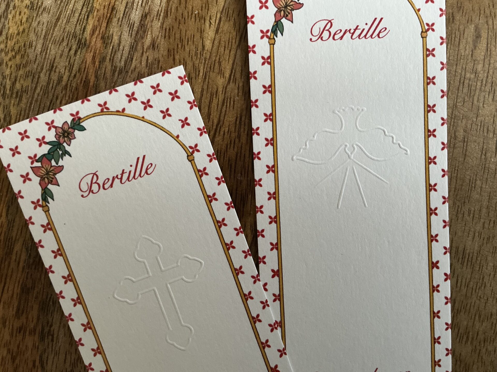 Signet ou carte sur mesure avec gaufrage – Image 5