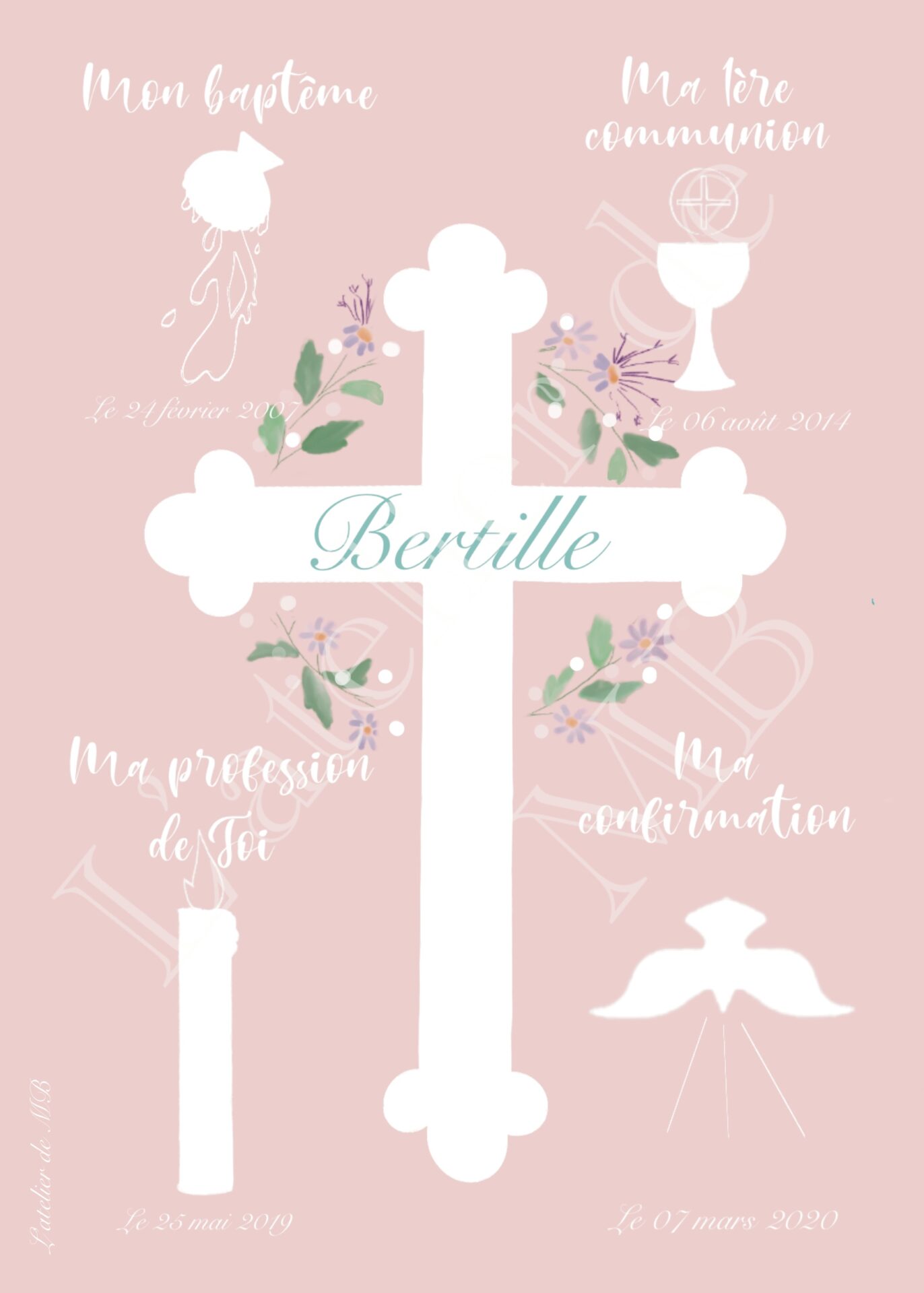 Carte personnalisable vie de foi. – Image 6