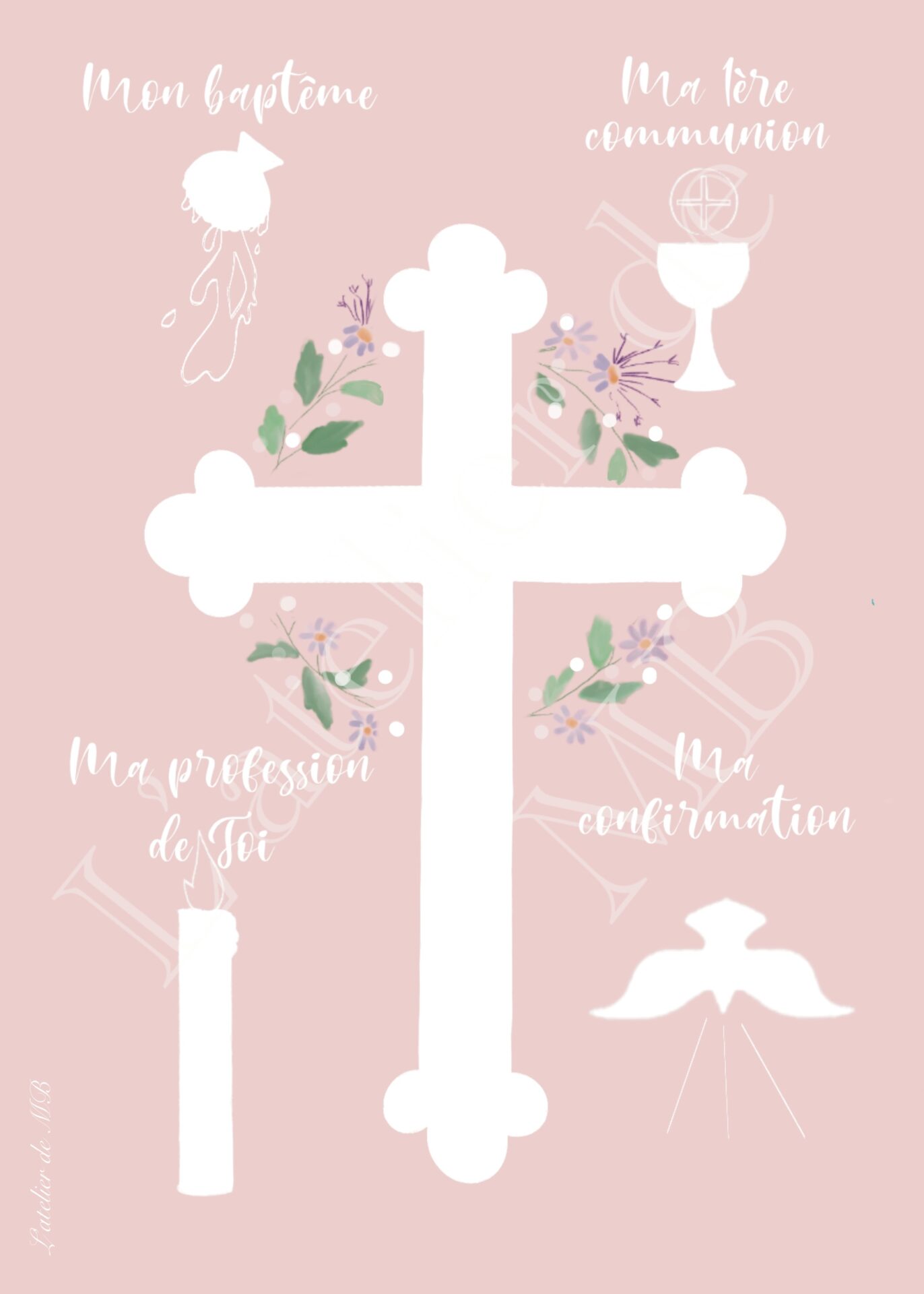 Carte personnalisable vie de foi. – Image 2