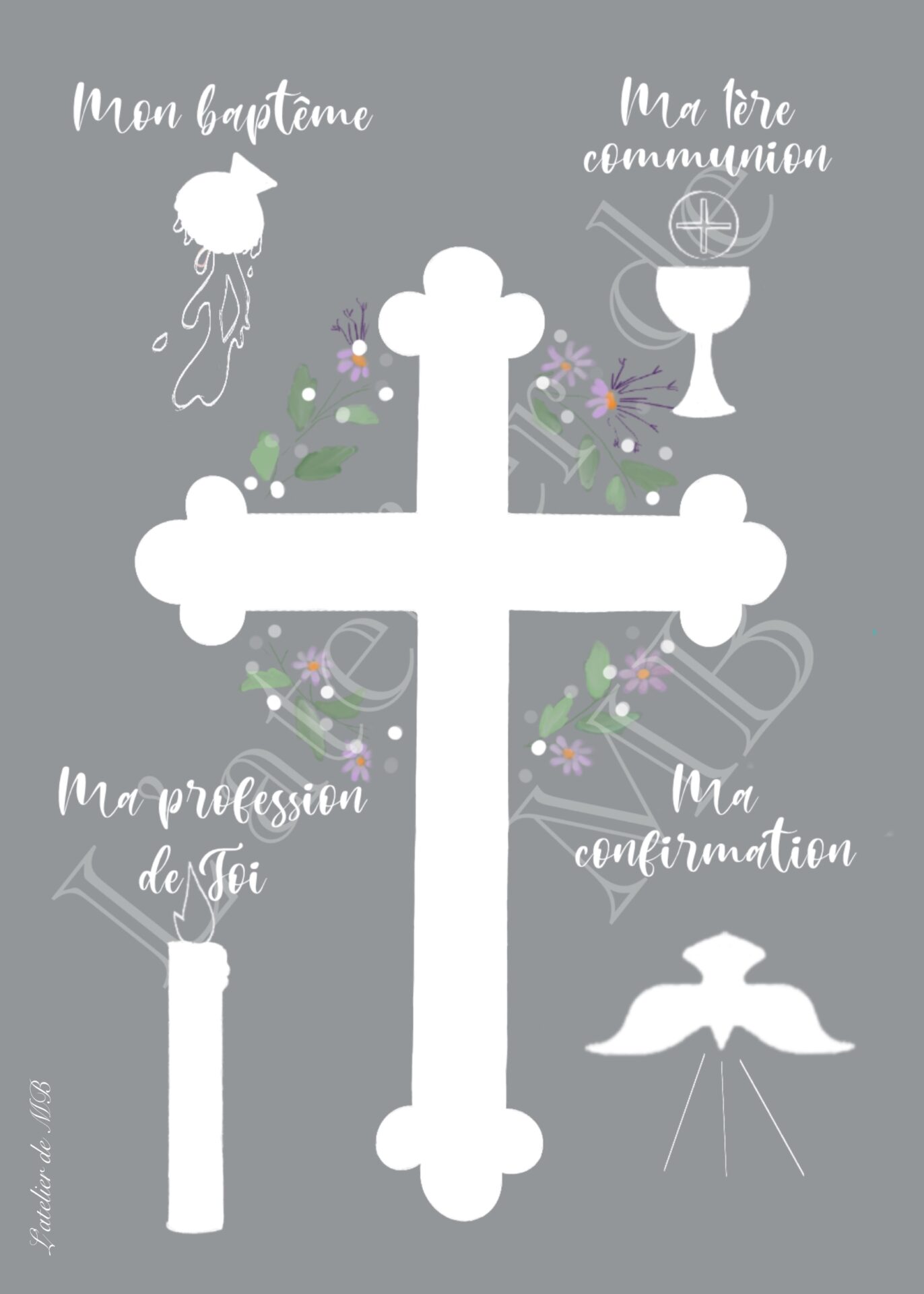 Carte personnalisable vie de foi. – Image 5