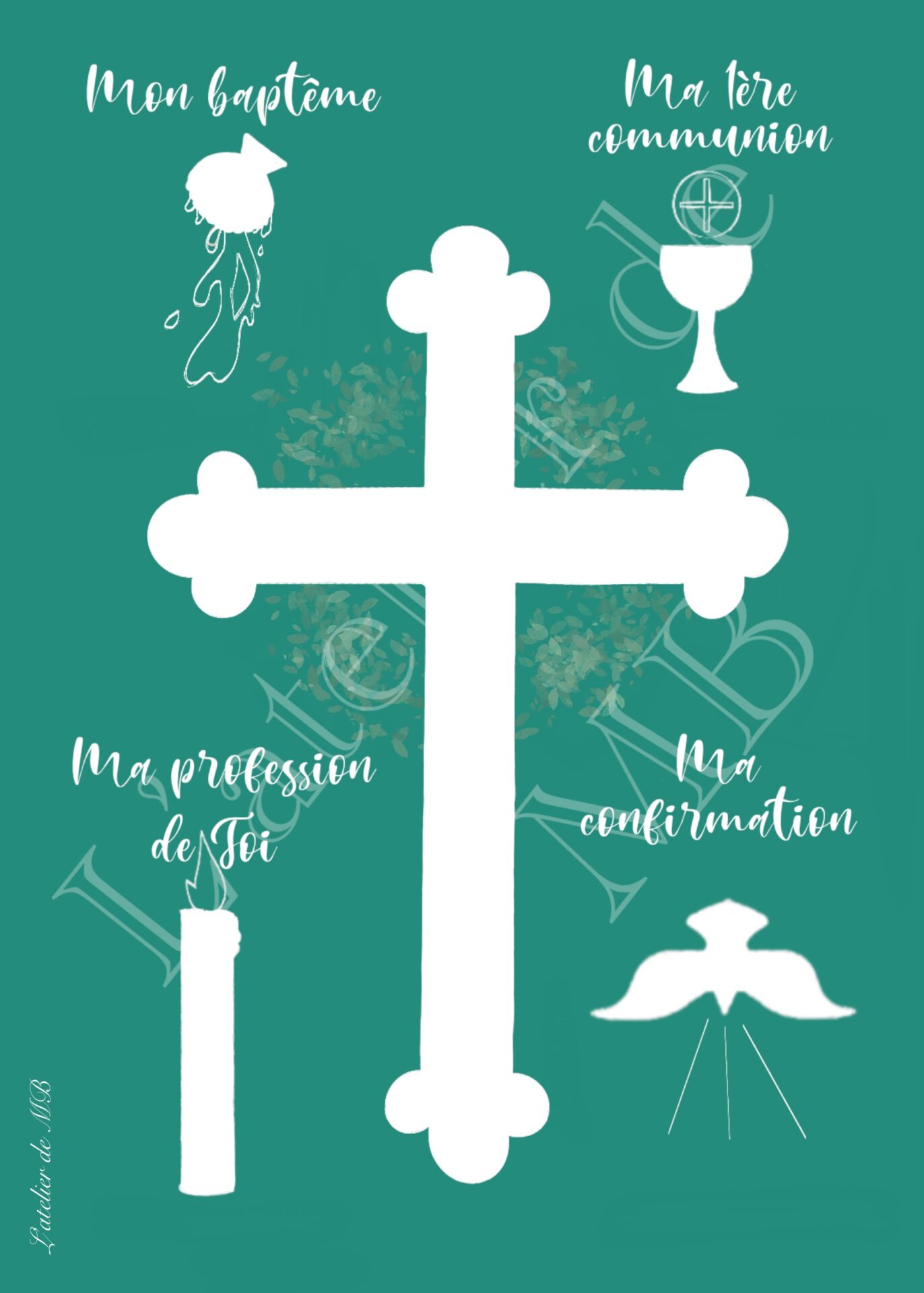 Carte personnalisable vie de foi. – Image 3