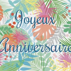 Joyeux anniversaire
