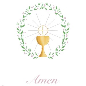 Carte de première communion.