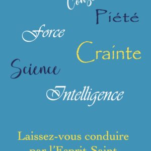 Carte des 7 dons du saint esprit au format A6.