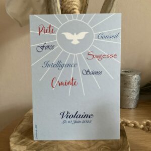 Carte à personnaliser confirmation
