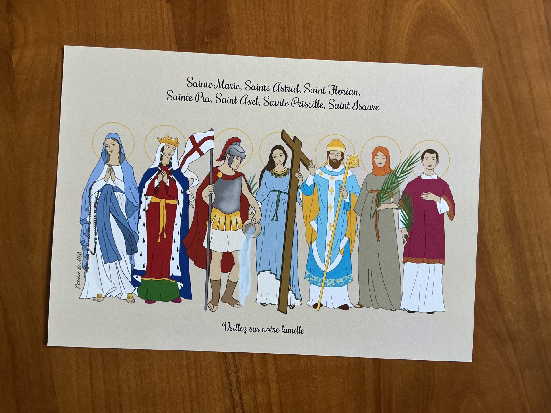 famille de saints ou filleuls jusqu’ à 6 saints – Image 4