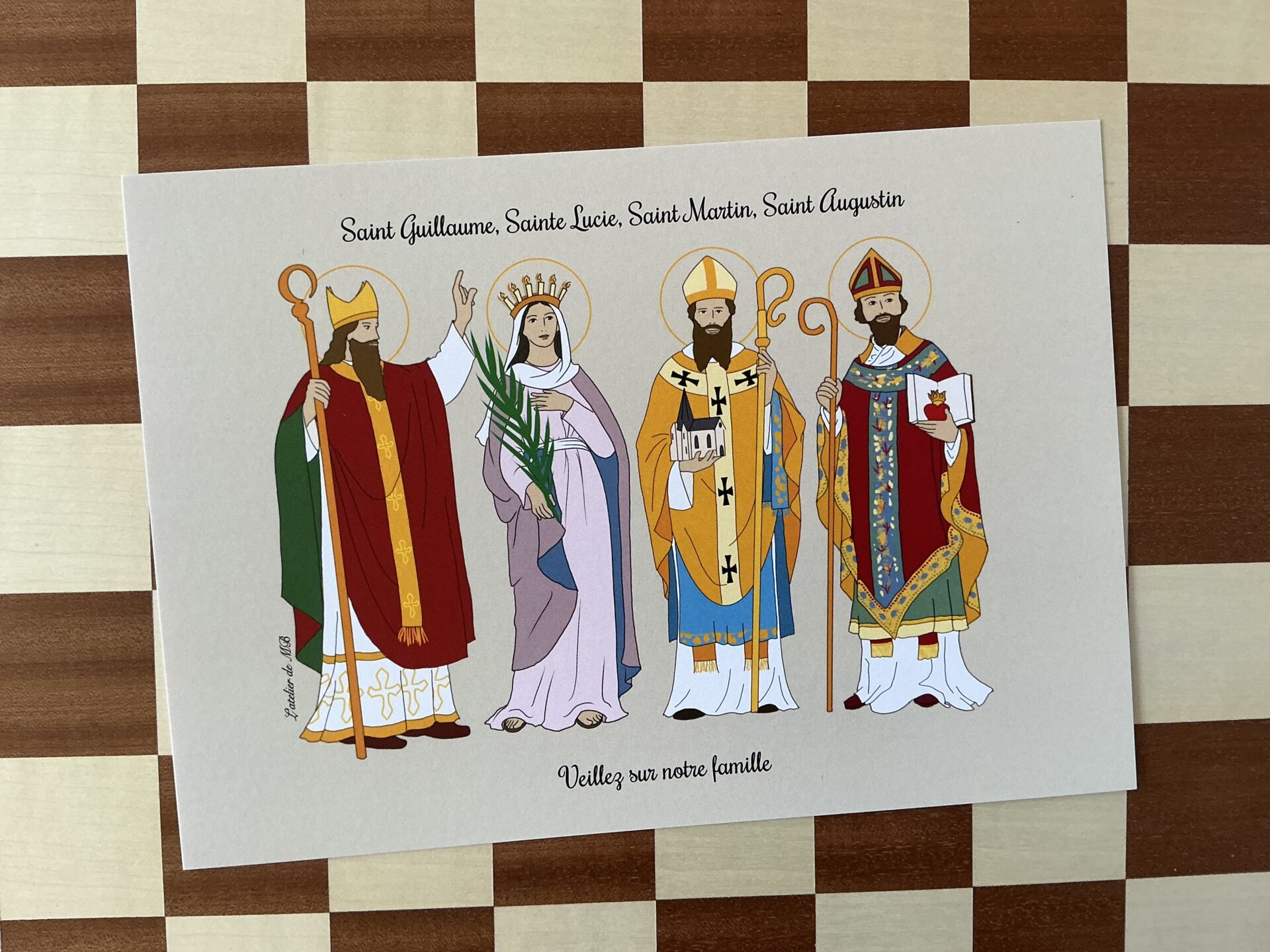 famille de saints ou filleuls jusqu’ à 6 saints – Image 3