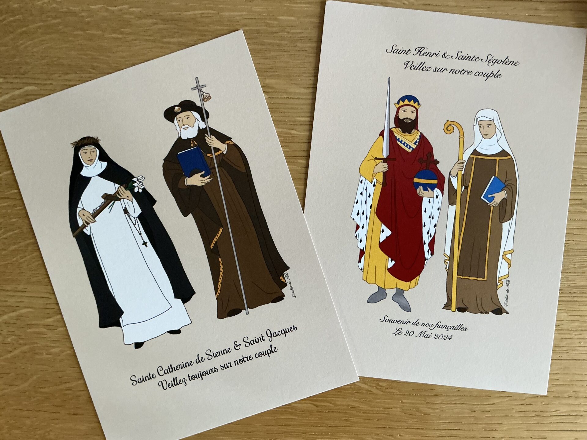 Couple de saints A4 – Image 4