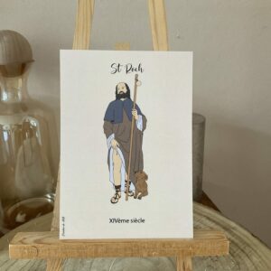 Carte de saint Roch, format A6