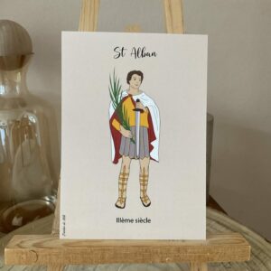 Carte de saint Alban, martyr. Format A6