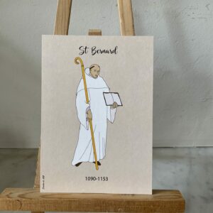 Carte de saint Bernard imprimée au format A6