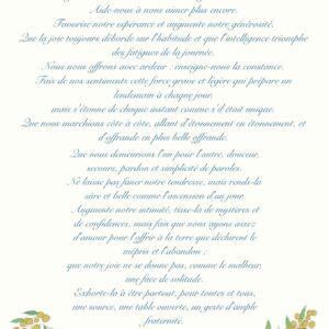 Prière des époux seule