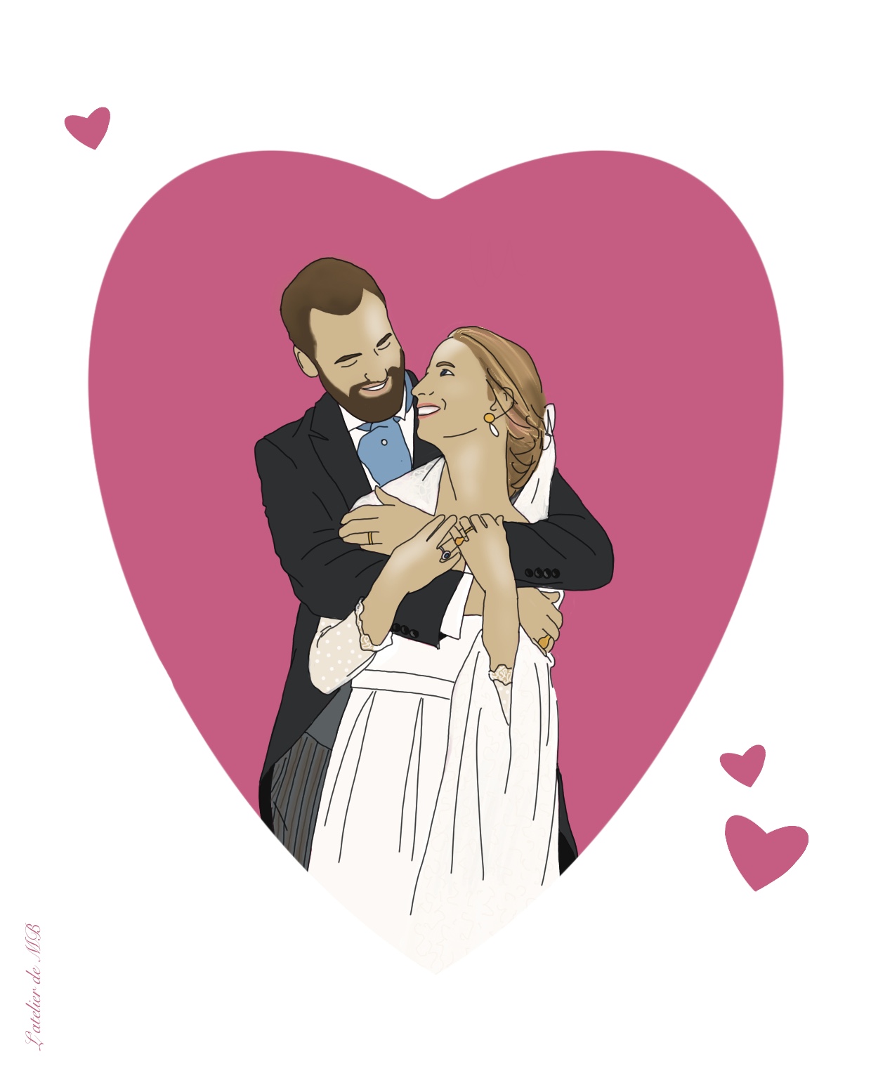 Illustration des mariés – Image 3