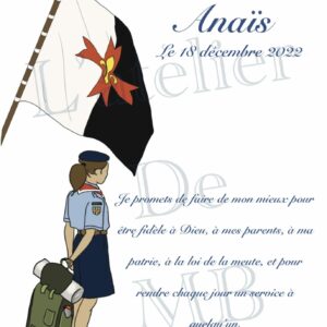 Carte personnalisable promesse