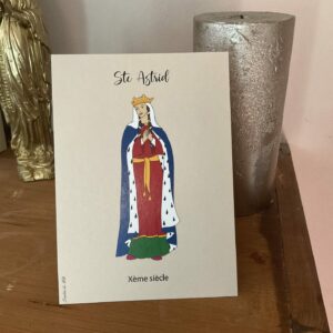Carte de sainte Astrid.