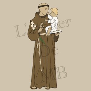 Saint patron au format A5