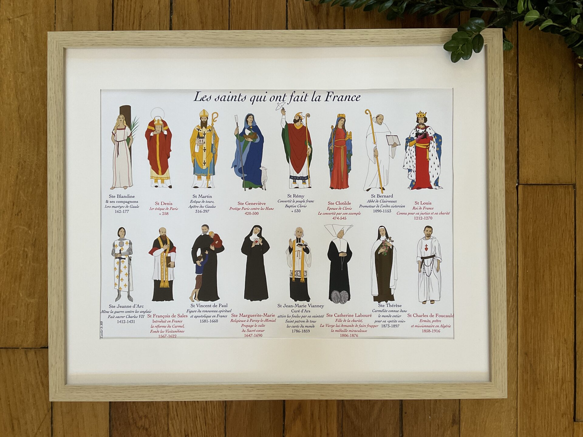 Affiche des saints qui ont fait la France, A3