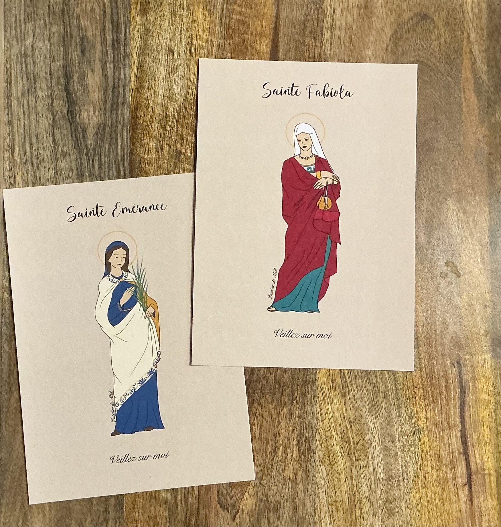 Saint patron au format A5 – Image 2