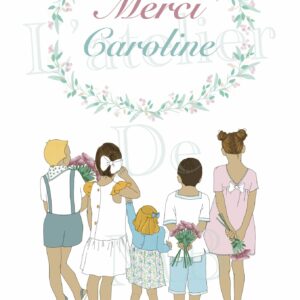 Affiche personnalisable « Merci » A4