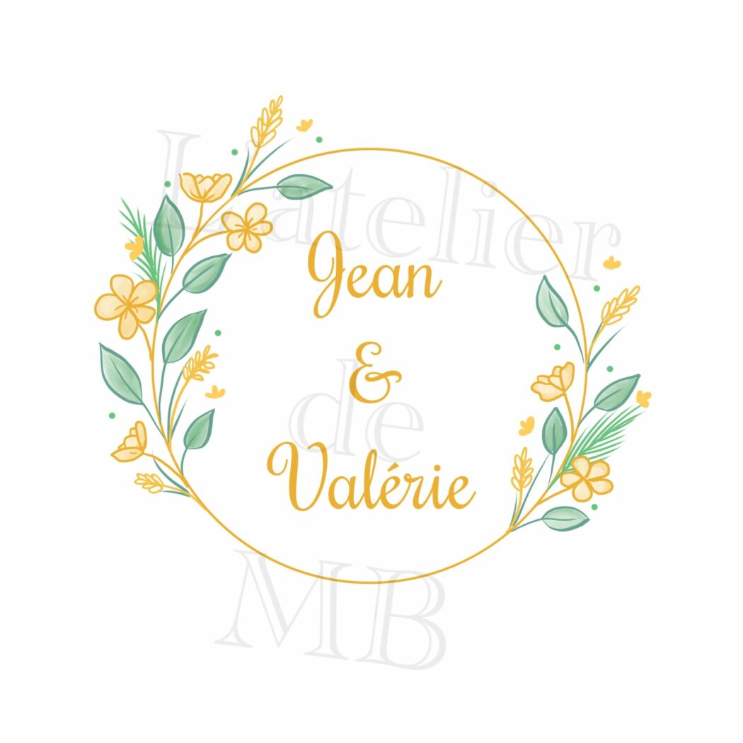 Faire part jaune