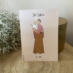 Illustration de sainte Sylvie