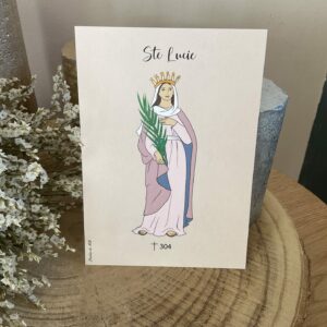 Carte de sainte Lucie
