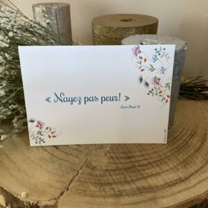 Carte n’ ayez pas peur!