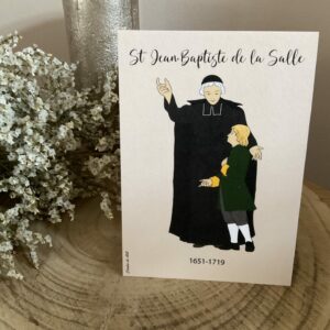 Carte de saint Jean Baptiste de la salle