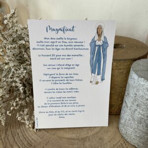 Prière du Magnificat en carte A6