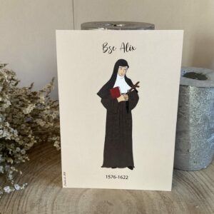 Carte de bienheureuse Alix