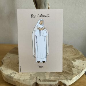 Carte de bienheureuse Antoinette
