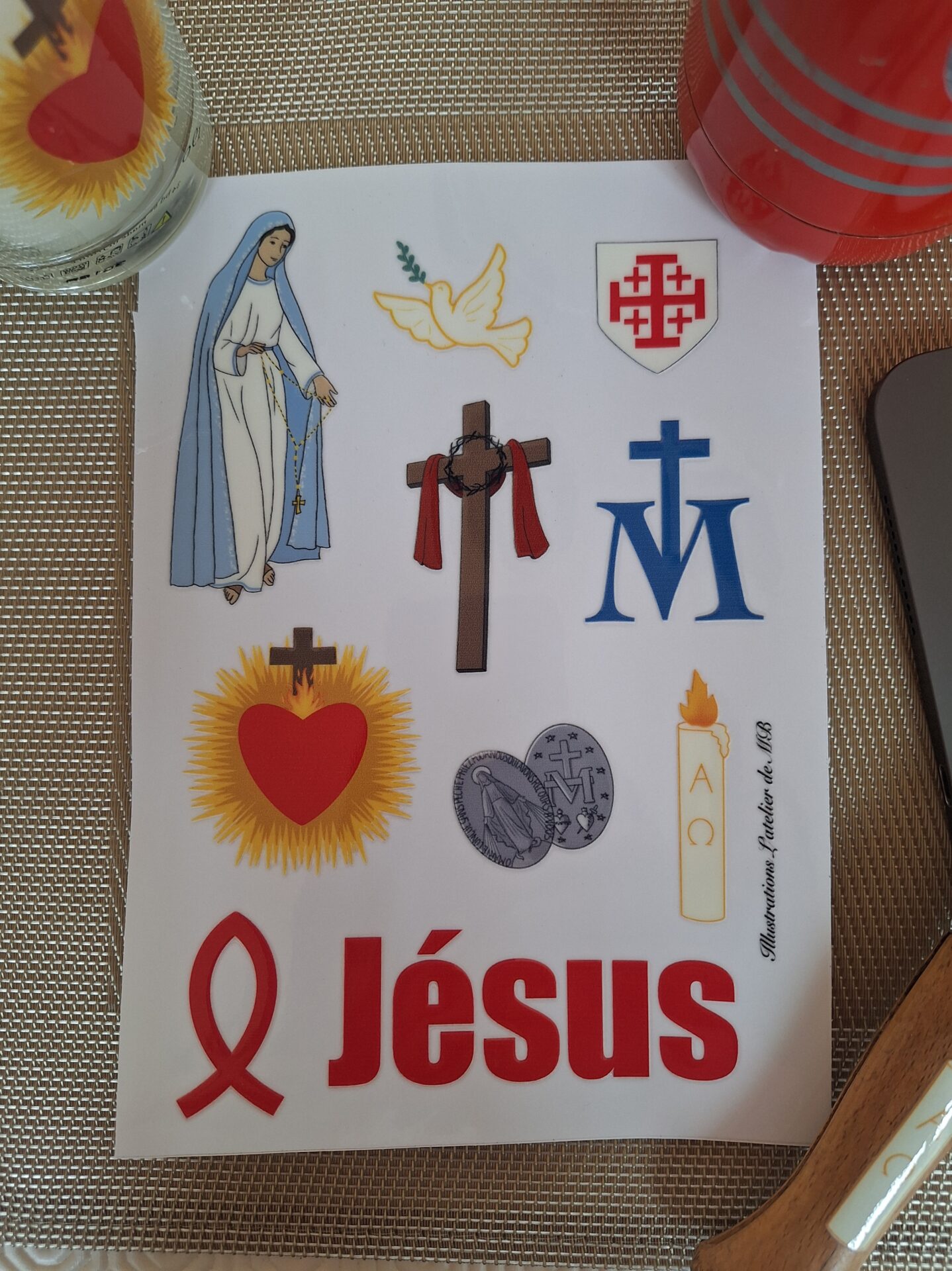 Feuille de transfert