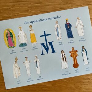 Affiche les apparitions mariales