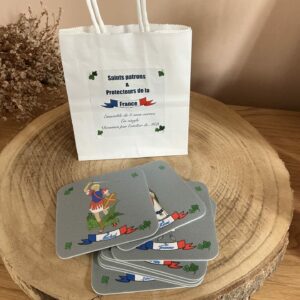 Lot de 8 sous-verres