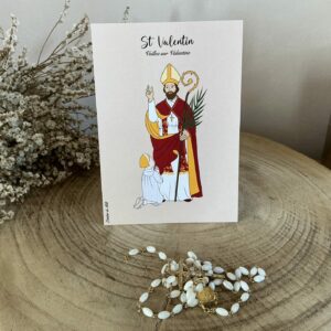 Carte de sainte Valentine