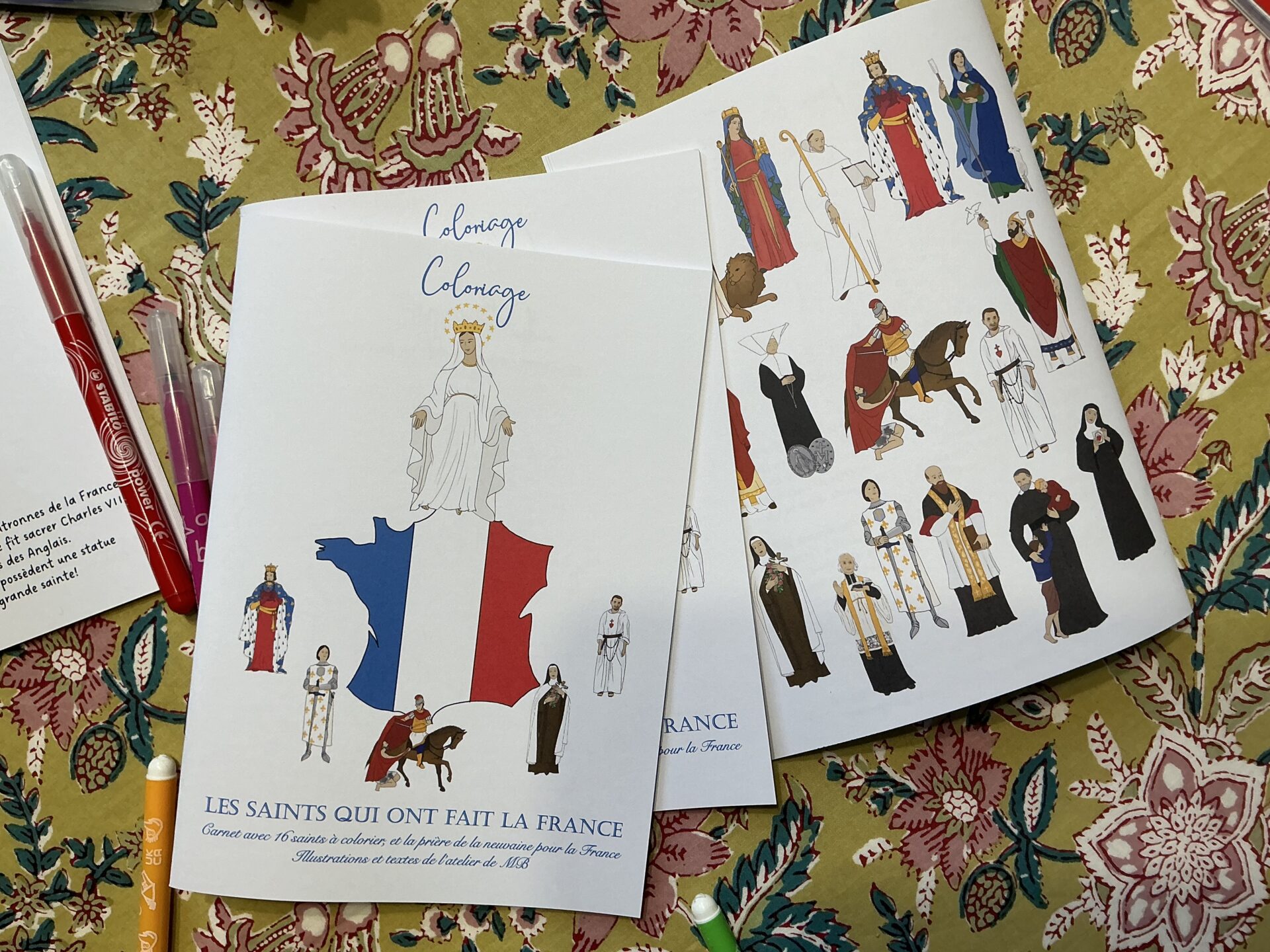 Coloriage les saints qui ont fait la France