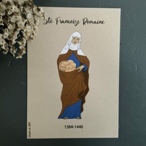 Carte de sainte Françoise romaine